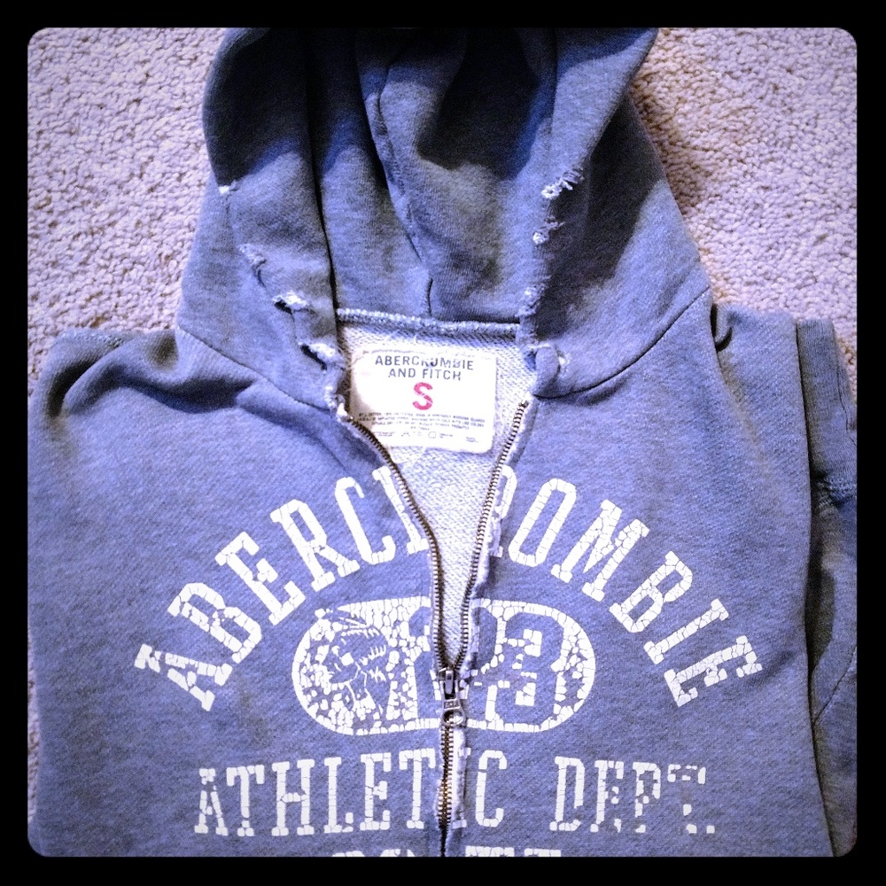 Perfectly Distressed A&F Hoodie
